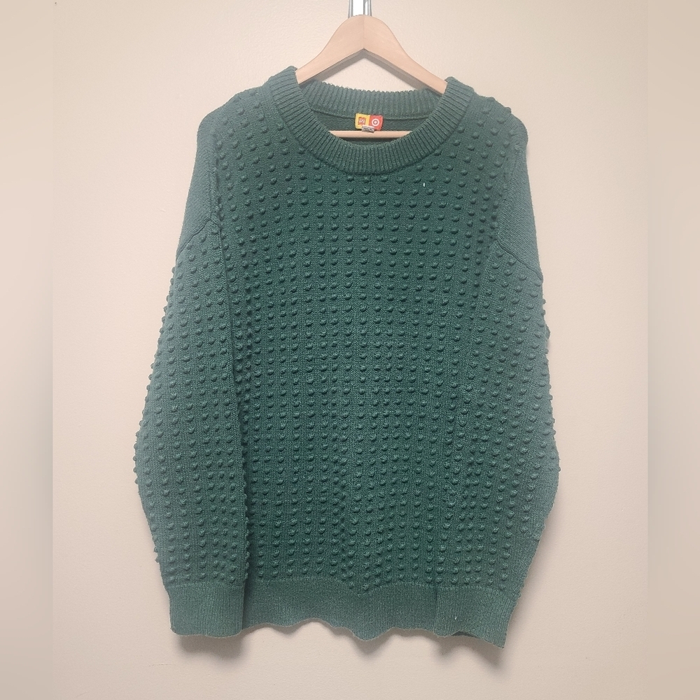 LEGO x Target Green Textured Knit Sweater Men’s Large Pullover
